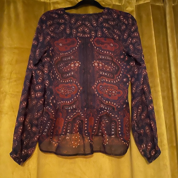 EUC Scotch & Soda xs boho pattern blouse - Picture 2 of 3